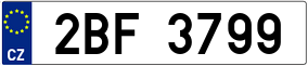Truck License Plate